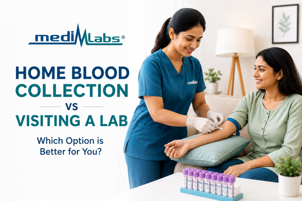 home blood collection vs viiting lab